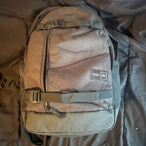 RVCA black skateboard backpack